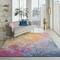 Homeroots 7 x 10 ft. Abstract Brights Sunburst Area Rug 385381 - alternate 4